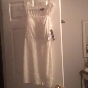 White lace dress